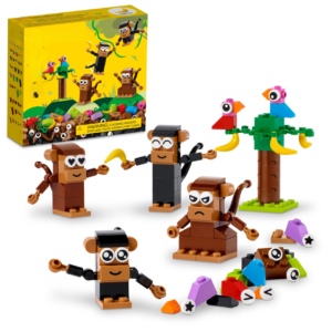 LEGO Classic Creative Monkey Fun 11031 Building Toy Set (135 Pieces)